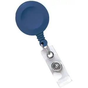 BRADY Pivotant-Ecusson Noir Clip Roller, Badge, Bracelet En Vinyle Transparent 2120-7602