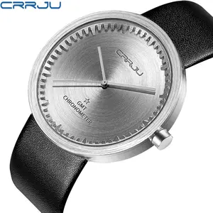 CRRJU Top Brand Luxury Men Watches Male Casual Quartz Wristwatch