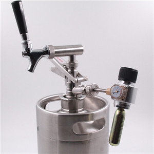 Barril de Cerveza de Acero Inoxidable de 5L con Conector Tipo A/S - Product Image 3