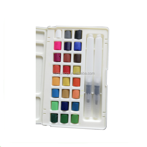 Maquillage profissination enfants <span class=keywords><strong>peinture</strong></span> set Logo Imprimé aquarelle ensemble - Product Image 5