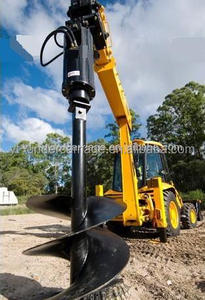 Skid Chỉ Đạo Máy Xúc Đất Khoan, Thủy Lực <span class=keywords><strong>Auger</strong></span> Drive, Sâu Lỗ Đất Digger - Product Image 3