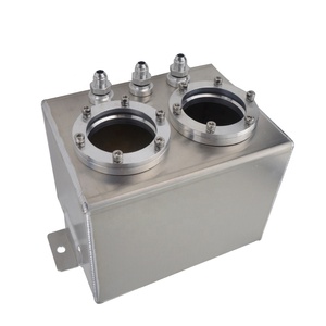Réservoir de surtension/surtension de carburant 3L à double billette en aluminium avec 2 pièces 044 pompe à carburant argent ou noir PQY-TK84044 - Product Image 4
