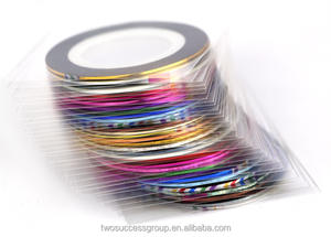 Vente en gros de rouleaux d'adhésifs Nail Art StickerTips Décoration Nail Striping Tape Line - Product Image 4