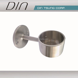Stainless Steel Floor <b>Mounted</b> Tube Post for Stair <b>Railings</b> Modern Design Rust Resistant - Product Image 3