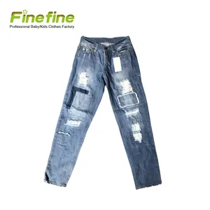 Wholesale China Price Ladies Jeans Pants Top Design Jeans