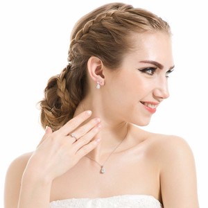 6mm 1 caret Hearts & Arrows Ideal Cut <span class=keywords><strong>Solitario</strong></span> de <span class=keywords><strong>compromiso</strong></span> cúbicos Circonia Diamante - Product Image 4