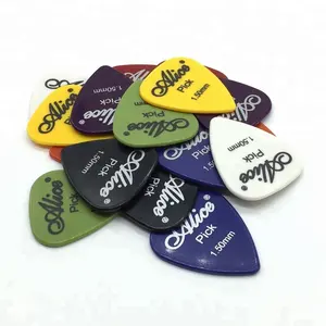 Promotional Custom 0.71mm 0.8mm 1.5mm Silk Printing Guitar Pick