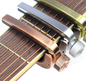Capo para Guitarra Acústica Eléctrica, Bajo, Violín, Ukelele, <span class=keywords><strong>Capotraste</strong></span>, Abrazadera de Afinación con una Sola Mano - 3 Colores - Product Image 4