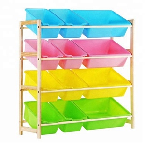En İyi Seçim Ürünler Oyuncak Bin Organizatör Çocuklar Saklama Kutusu Playroom Yatak Raf Çekmece - Product Image 3