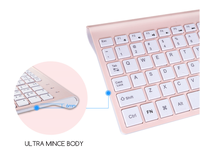 China Factory High Quality Fashionable Gift Mini Wireless Keyboard