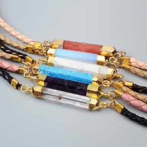 Zxwx255 — collier ras du cou en cuir avec pierre pour femmes, nouveauté 2017 - Product Image 1