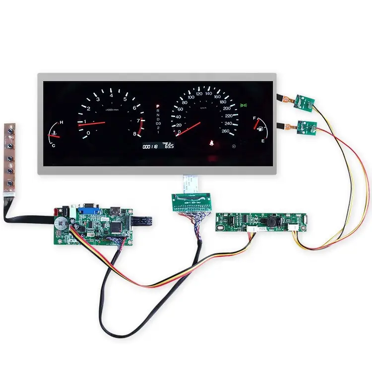 Pantalla LCD IPS C123HAN01.1 de alto brillo para automóvil, Monitor LVDS TFT de 12,3 pulgadas, 1920x720, 40 pines