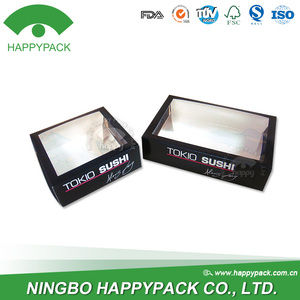 Hộp Giấy Kraft Happypack Lấy Đi Hộp Đựng Thực Phẩm Bao Bì Hộp Sushi Với Cửa Sổ Tùy Chỉnh Màu Sắc Biểu Tượng Tùy Chỉnh Mẫu Miễn Phí - Product Image 2