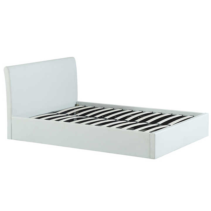 Free Sample Double Hydraulic Storage Lift-Up Bed Frame Soft Style