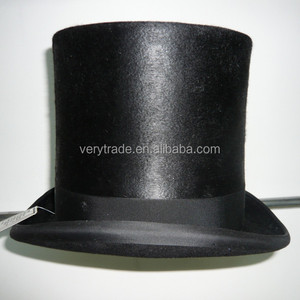 Cappelli a Cilindro in Pura Pelliccia di <span class=keywords><strong>Coniglio</strong></span> 100% Feltro Cerato Cappelli Eleganti per Uomo - Product Image 5