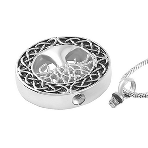 Rn <strong>Necklaces</strong> for Ashes Stainless Steel Cremation <strong>Necklace</strong> <strong>Tree</strong> of Life Ashes Neckalce for Men Women Pets - Product Image 2