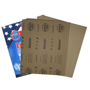Meilleures ventes : <span class=keywords><strong>Feuille</strong></span> abrasive imperméable 230*280mm 996A, papier abrasif rectangulaire pour outils abrasifs, polissage du métal et du <span class=keywords><strong>bois</strong></span> - Product Image 1