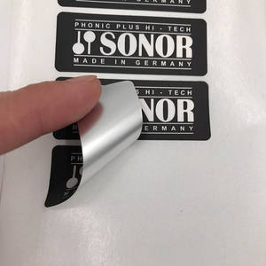 Personnalisé Auto-Adhésif Argent Muet <span class=keywords><strong>Dragon</strong></span> Autocollant PET Étiquette D'impression - Product Image 5