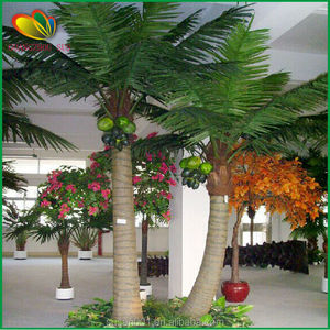 Precio de fábrica cocotero artificial interior decoración árbol de coco artificial - Product Image 5