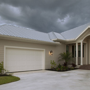 <span class=keywords><strong>Porte</strong></span> <span class=keywords><strong>de</strong></span> <span class=keywords><strong>garage</strong></span> moderne <span class=keywords><strong>de</strong></span> style grange <span class=keywords><strong>avec</strong></span> panneaux rainurés en aluminium et fenêtre en verre, nouvelle technologie Prima - Product Image 5