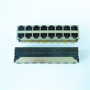 2X8 Multi-port Rj45 Réseau Connecteur Bouclier 8Pin Modulaire Prise EMI - Product Image 2