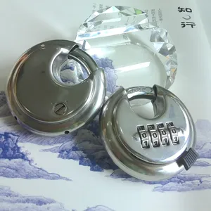 Fabrika özelleştirilmiş toptan kalite 4 haneli şifre disk asma kilit disk asma kilit ana anahtar ile yüksek kalite