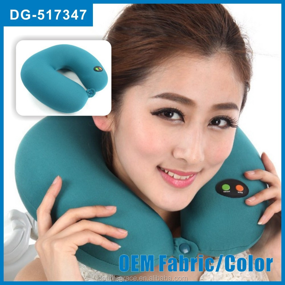 6-режим комфорт ролл глава u-образный вибрационный шеи мягкий массаж путешествия тв подушка