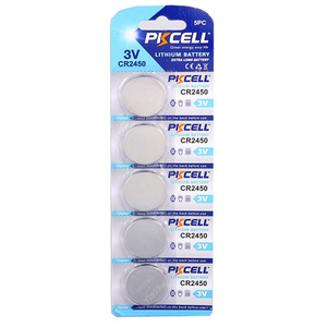 Vente chaude Alibaba En Ligne En Gros PKCELL 3 v Au Lithium cr2450 <span class=keywords><strong>cr</strong></span> <span class=keywords><strong>2450</strong></span> cr2045 <span class=keywords><strong>Pile</strong></span> Bouton Batteries - Product Image 1