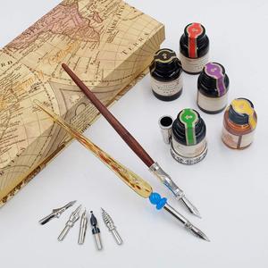 Juego de bocetos con soportes y bolígrafos, conjunto de 4 colores de tinta y lápiz - Product Image 1