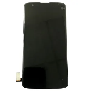 Panel táctil de pantalla LCD para LG K8, digitalizador negro con marco, montaje de pantalla