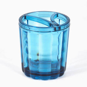 Ensemble d'accessoires de salle de bain fantaisie orientale 5 pièces bleu clair - Product Image 4