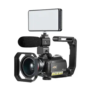 WINAIT पेशेवर सुपर 12x ऑप्टिकल ज़ूम के साथ 4k वाईफ़ाई डिजिटल वीडियो कैमरा डिजिटल camcorder
