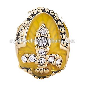 Niza Fleur <span class=keywords><strong>De</strong></span> Lis flor <span class=keywords><strong>De</strong></span> Faberge huevo para los encantos <span class=keywords><strong>De</strong></span> <span class=keywords><strong>la</strong></span> pulsera - Product Image 4