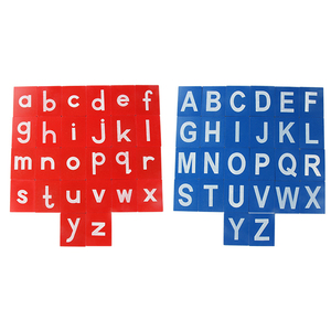 สื่อการสอน<span class=keywords><strong>ภาษา</strong></span>แบบมอนเตสซอรี่สำหรับ<span class=keywords><strong>เด็ก</strong></span><span class=keywords><strong>เล็ก</strong></span> ตัวอักษรกระดาษทราย ของเล่นไม้เสริมพัฒนาการภาษาอังกฤษสำห<span class=keywords><strong>รับ</strong></span><span class=keywords><strong>เด็ก</strong></span> - Product Image 5
