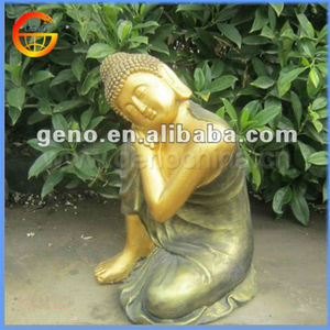 <span class=keywords><strong>Estatua</strong></span> de Buda tallado en piedra de fibra, <span class=keywords><strong>estatua</strong></span> de jardín en venta - Product Image 2