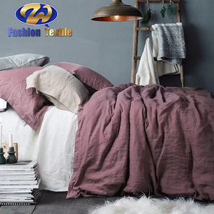 Комплект постельного белья из 100% чистого льна, новый дизайн, пододеяльник, сертифицирован OEKO-TEX, плотность 200 нитей, свадебный комплект постельного белья - Product Image 2