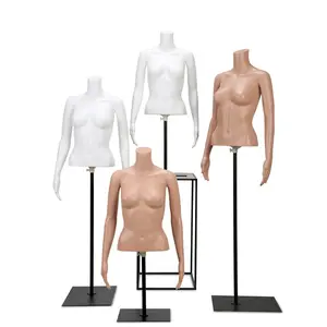 辛集时尚逼真半身人体模型女性上身人体模型橱窗展示躯干人体模型热卖