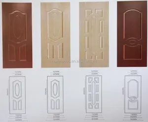 melamine faced plywood door skin from China supplier for door