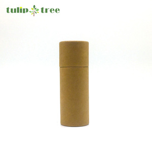 100% Emballage en papier cylindrique biodégradable Conception personnalisée Tube en papier kraft en carton Revêtement UV Estampage Impression Type de boîte dossiers - Product Image 2
