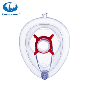 Masker Wajah pernapasan anestesi PVC katup cek tegak kualitas tinggi terlaris - Product Image 3