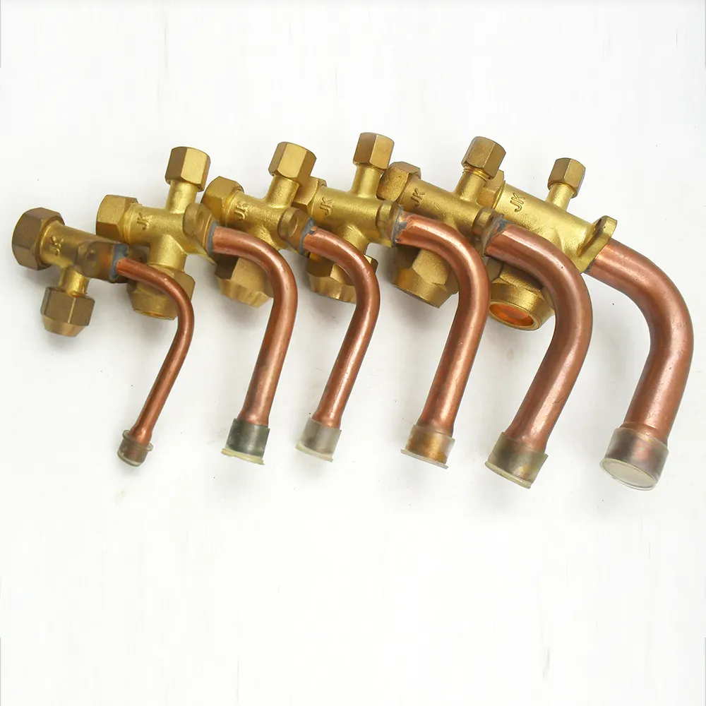 A/C split valve 5/8 with brass nut