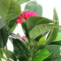 Arbre de fleurs de camélia artificielles 120cm 5699