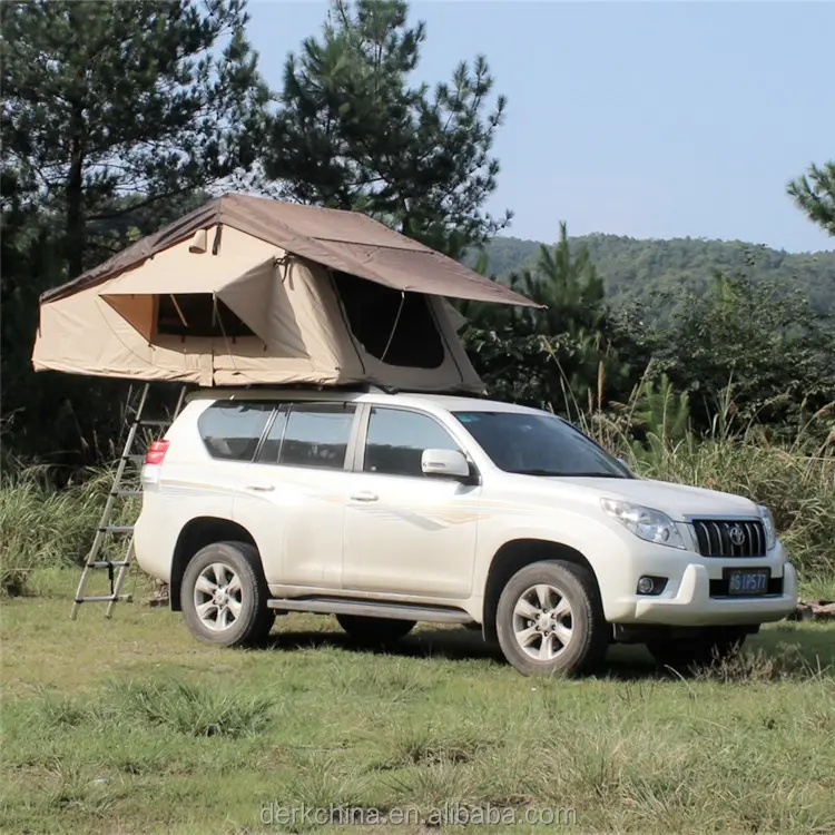 Mooie Stijl Opvouwbaar En Porable Auto Top Tent Van Camping