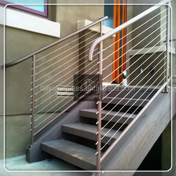 Fortschritt lichere 314/316L Edelstahl Treppen draht geländer/beliebte dekorative Kabel Draht verschraubung Zubehör