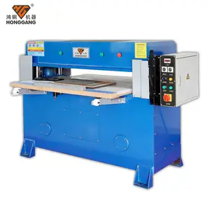 hydraulic cellulose sponge eva foam leather lace hand label die cutting press machine