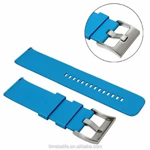 Correa de silicona de liberación rápida para reloj inteligente, Color personalizado, suave, 12mm,14mm,16mm,18mm,20mm,22mm