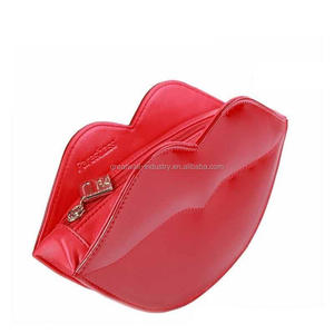 Bolsa de Maquillaje con Diseño de Labios Rojos, Estilo Nuevo, Venta Caliente, Casa <span class=keywords><strong>Zeta</strong></span> Jones, Belleza, Diseño Especial, Ecológica - Product Image 2