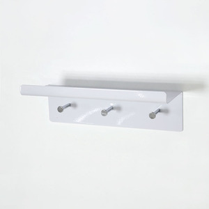 Simple <b>Black</b> Wall Mounted Lightning Shape 3 <b>Hat</b> Hooks - Product Image 3