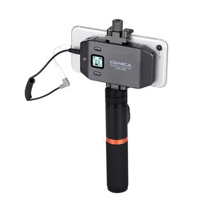 <span class=keywords><strong>COMICA</strong></span> <span class=keywords><strong>CVM</strong></span>-WS50 NOUVELLE Cravate Microphone Sans Fil pour Smartphone avec Ordinaire Poignée - Product Image 1