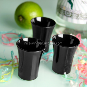 Occhiali da <span class=keywords><strong>Shot</strong></span> in polistirolo nero 0.9oz/25ml con Logo personalizzato - Product Image 2